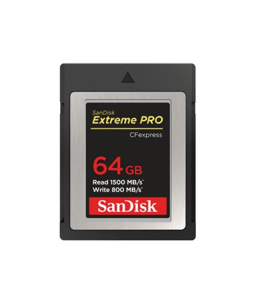 SanDisk Extreme PRO CFexpress Card Type B, 64GB, 1500MB/s Read, 800MB/s Write resmi