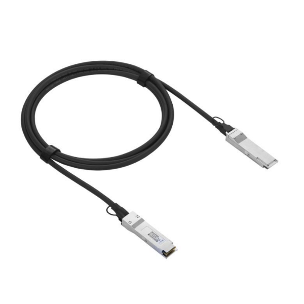 40 Gigabit Ethernet QSFP+ passive copper cable assembly 1m length. resmi