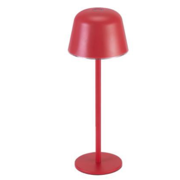 LED Endura Masa Lambası Şarjli Kırmızı resmi