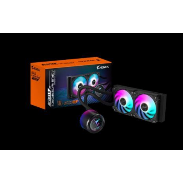 AORUS WATERFORCE X II 240 LCD 2x120mm ARGB SIVI SOĞUTMA resmi