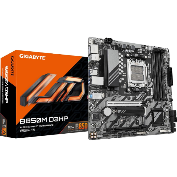 B850M-D3HP 8200MHz OC DDR5 AM5 M.2 HDMI DisplayPort MicroATX Anakart resmi