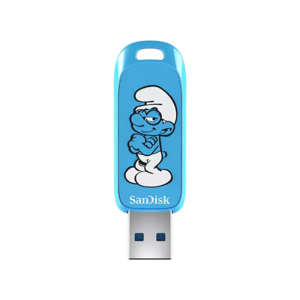 64GB SMURFS USB3.2 Gen 1 130MB/s Flash Bellek resmi