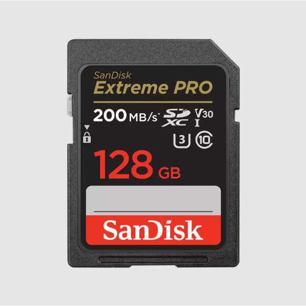128GB Extreme PRO SDCX UHS-I 200MB/s SD Card resmi