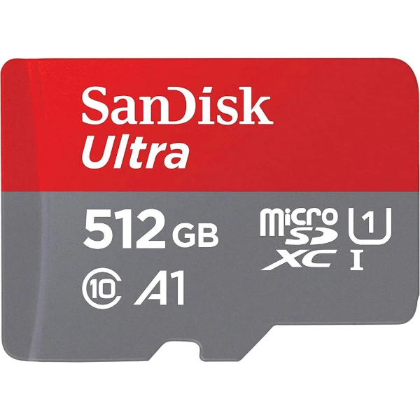 512GB Ultra 150MB/s A1 Class 10 UHS-I microSDHC Hafıza Kartı resmi