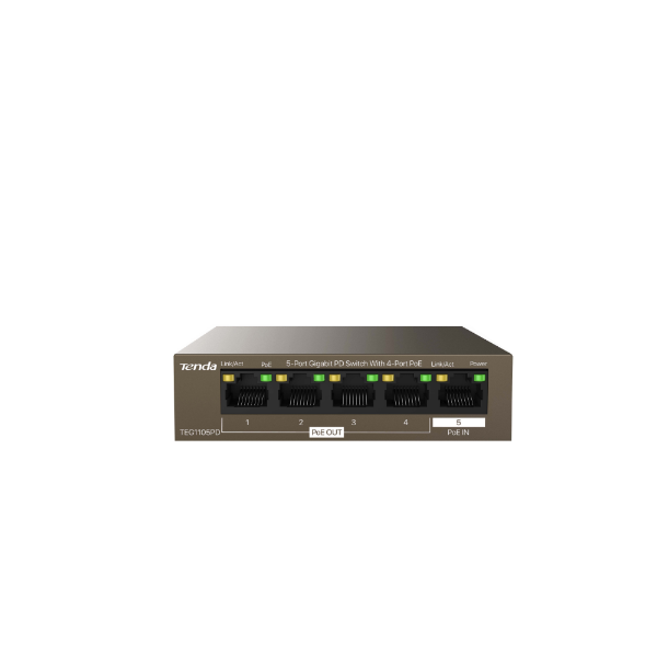 TEG1105PD 5-Port Gigabit PD Switch With 4-Port PoE resmi