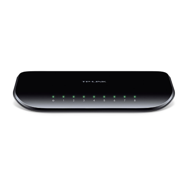 10/100/1000Mbps 8xPort Masaüstü Switch resmi