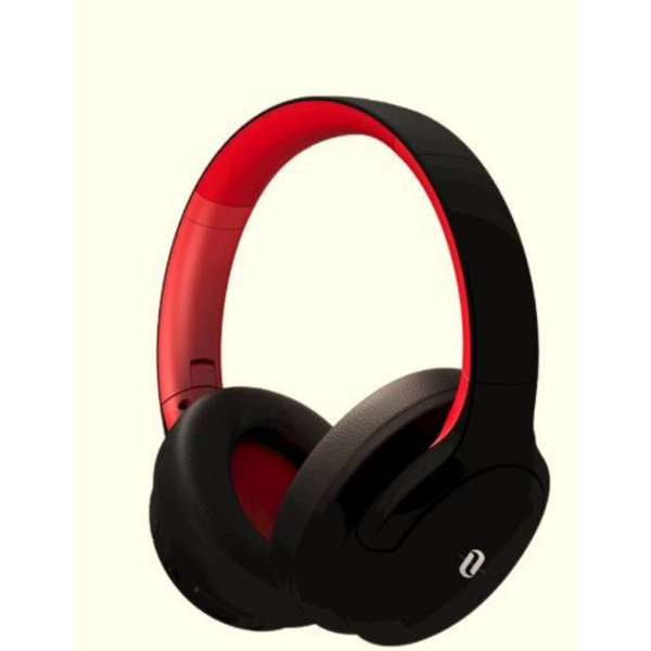 Bluetooth 5.3 Katlanabilir Kablosuz Kulaküstü Kulaklık Kırmızı Siyah resmi