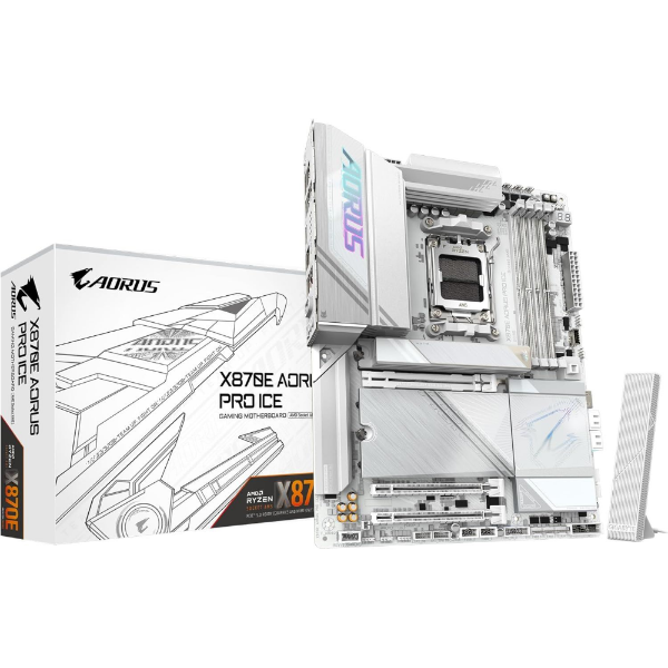 X870E AORUS PRO ICE DDR5 8200 OC AM5 USB4 WiFi7 PCIe 5.0 ATX Anakart resmi