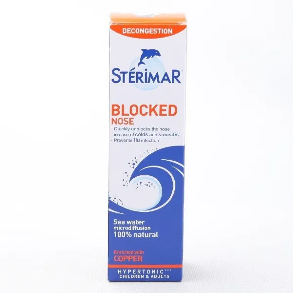Sterimar Burun Spreyi Blocked Nose Hipertonik 100 ml