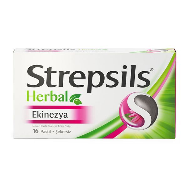 Strepsils Herbal Ekinezya 16 Pastil