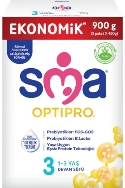 SMA Optipro 3 Devam Sütü 450 gr 2'li