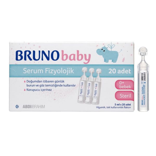 Bruno Baby Serum Fizyolojik 5 ml x 20 Flakon