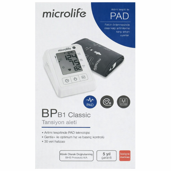 Microlife BP B1 Classic Tansiyon Aleti