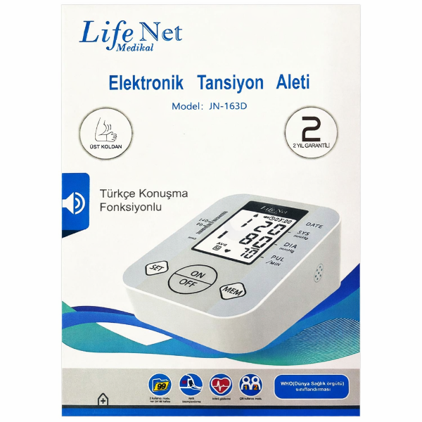 Life Net JN-163D Elektronik Tansiyon Aleti