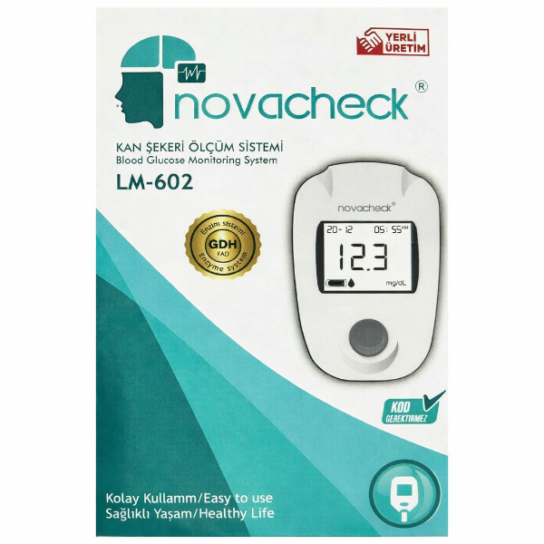 Novacheck LM-602 Kan Şekeri Ölçüm Sistemi