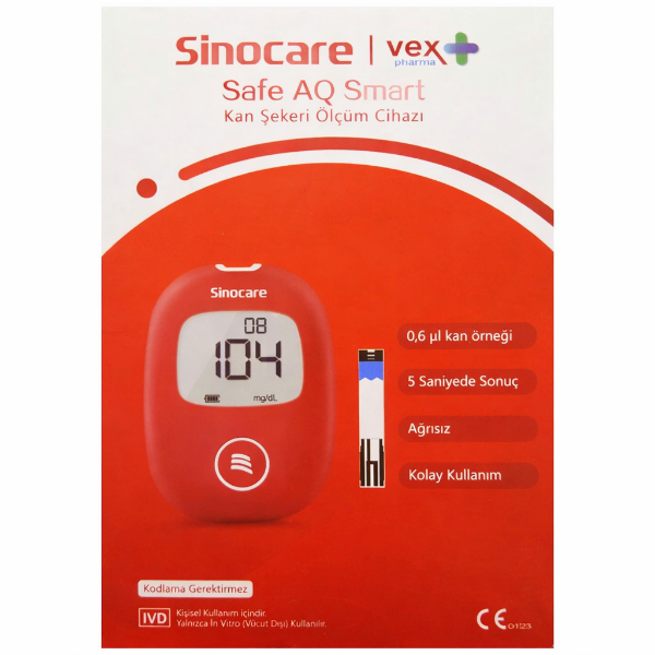 Sinocare Kan Şeker Ölçüm Cihazı
